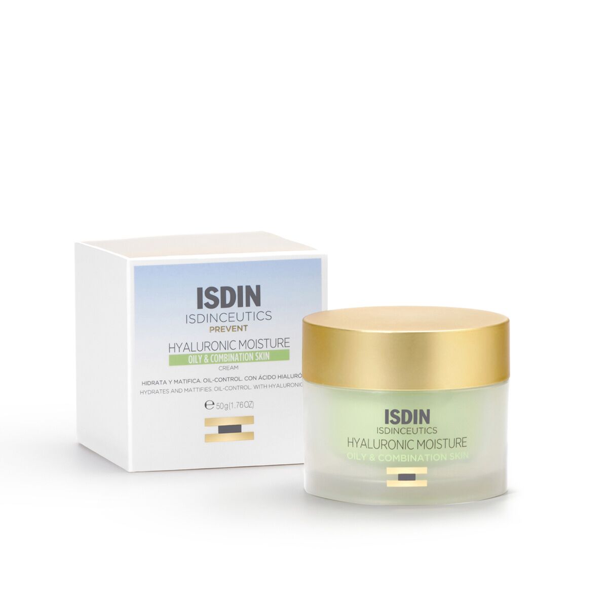 ISDIN HYALURONIC MOISTURE PEAUX MIXTES A GRASSES 50G ISDIN HYALURONIC MOISTURE PEAUX MIXTES A GRASSES 50G