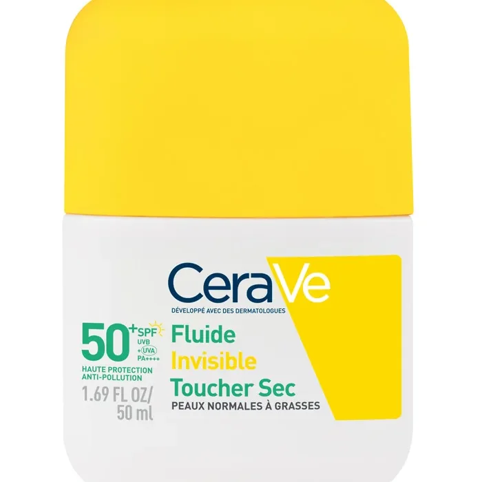 CeraVe Fluide invisible toucher sec SPF50+ 50ml CeraVe Fluide invisible toucher sec SPF50+ 50ml
