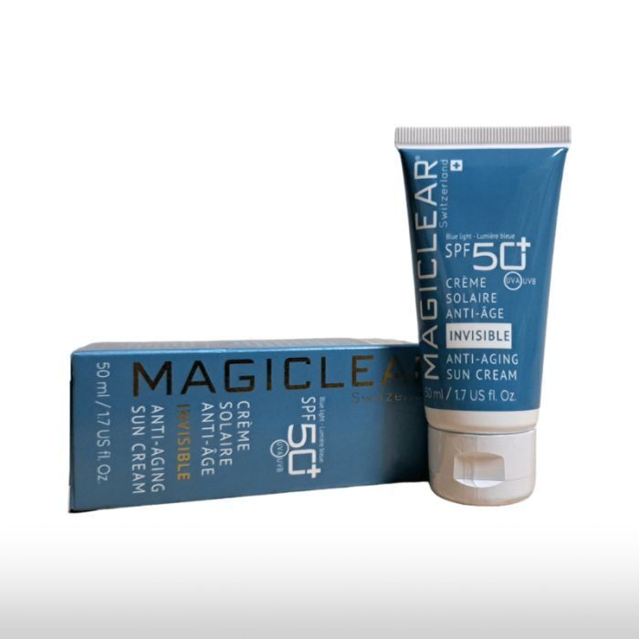 MAGICLEAR CREME SOLAIRE ANTI AGE INVISIBLE SPF 50+ 50 ML MAGICLEAR CREME SOLAIRE ANTI AGE INVISIBLE SPF 50+ 50 ML