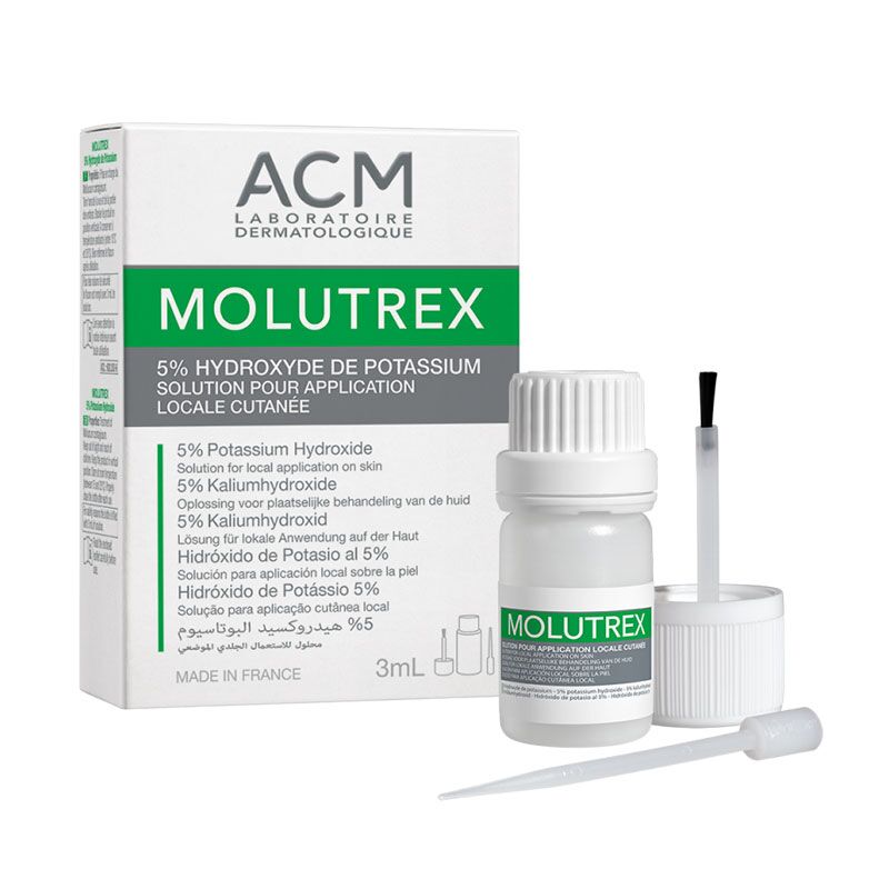 ACM MOLUTREX 5% HYDROXYDE DE POTASSIUM 3ml ACM MOLUTREX 5% HYDROXYDE DE POTASSIUM 3ml