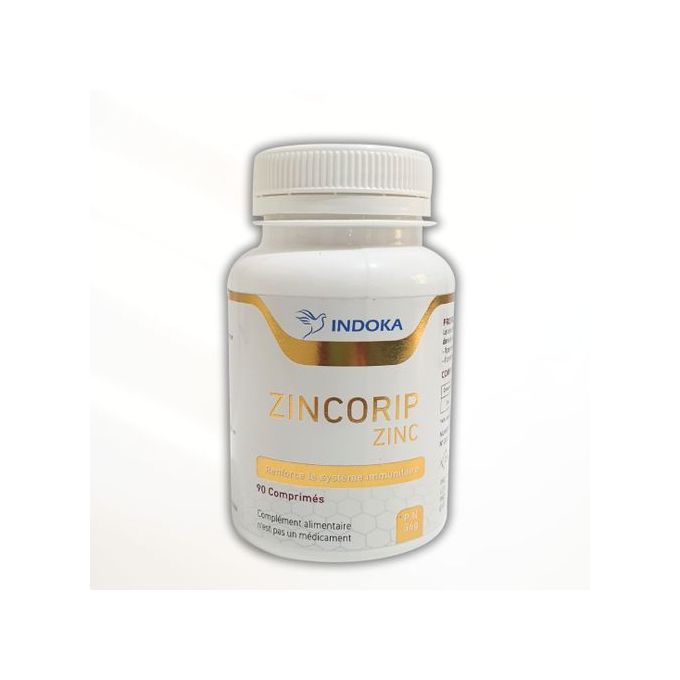 INDOKA ZINCORIP, Zinc 90 Comprimés INDOKA ZINCORIP, Zinc 90 Comprimés