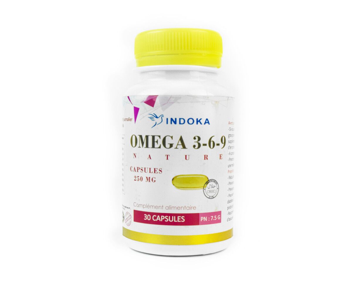 Indoka Omega 3-6-9 30 capsules 250mg Indoka Omega 3-6-9 30 capsules 250mg