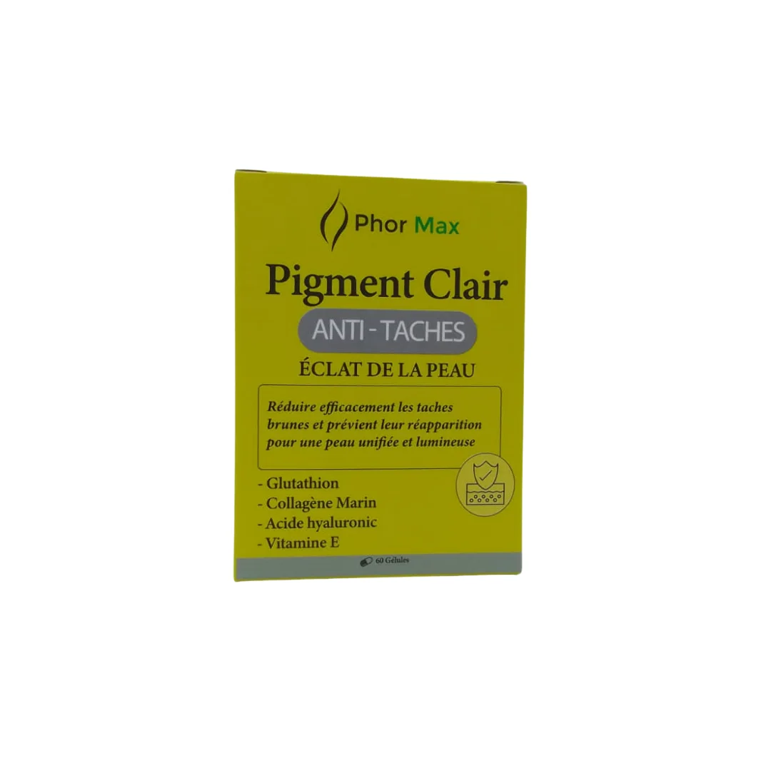 PHORMAX PIGMENT CLAIR ANTI-TACHES 60GELULES PHORMAX PIGMENT CLAIR ANTI-TACHES 60GELULES