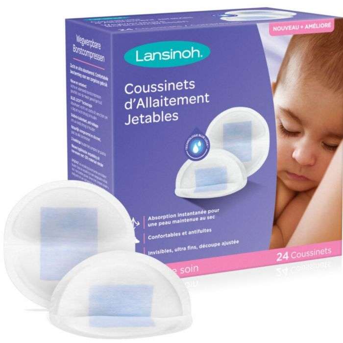 LANSINOH COUSSINETS D’ALLAITEMENT JETABLES 24 PIECES LANSINOH COUSSINETS D’ALLAITEMENT JETABLES 24 PIECES
