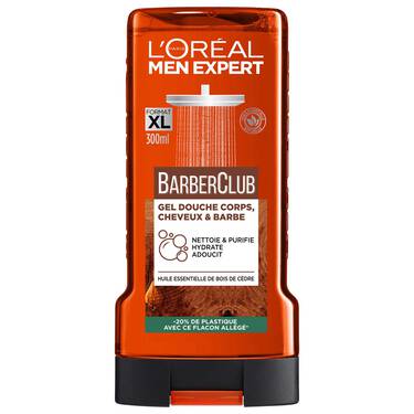 L’Oréal Men Expert BarberClub Gel Douche Corps Cheveux et Barbe 300ml L'Oréal Men Expert BarberClub Gel Douche Corps Cheveux et Barbe 300ml
