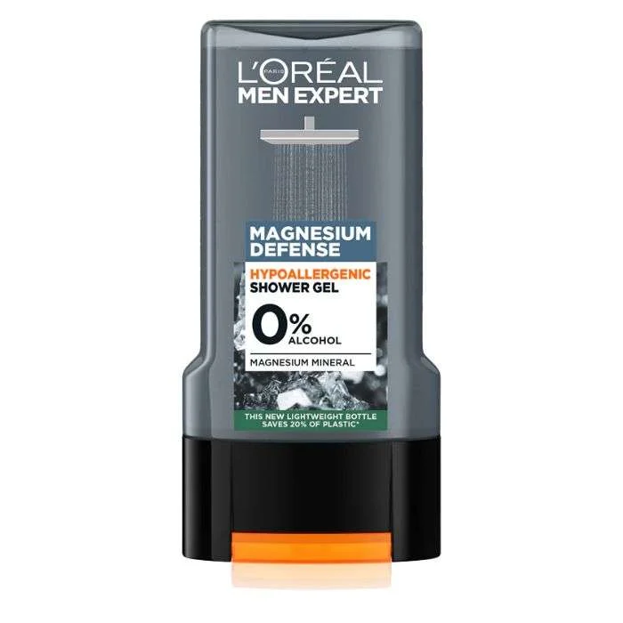 L’OREAL MEN EXPERT MAGNESIUM DEFENSE GEL DOUCHE HYPOALLERGENIQUE 300ML L'OREAL MEN EXPERT MAGNESIUM DEFENSE GEL DOUCHE HYPOALLERGENIQUE 300ML