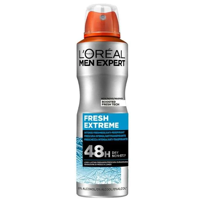 L’OREAL MEN EXPERT FRESH EXTREME ANTI TRANSPIRANT 48 H DRY NON STOP 150 ML L'OREAL MEN EXPERT FRESH EXTREME ANTI TRANSPIRANT 48 H DRY NON STOP 150 ML